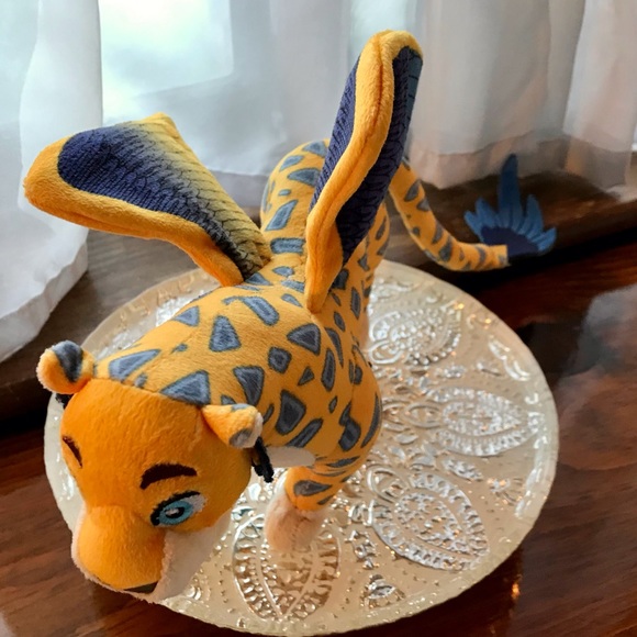 DISNEY Elana Of Avalon Skylar Flying Winged Leopard Cat Plush Stuffed Animal Toy - Picture 4 of 8